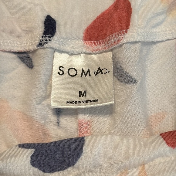 Soma Cool Nights Ankle Pajama Pants Long Size M - Picture 7 of 12